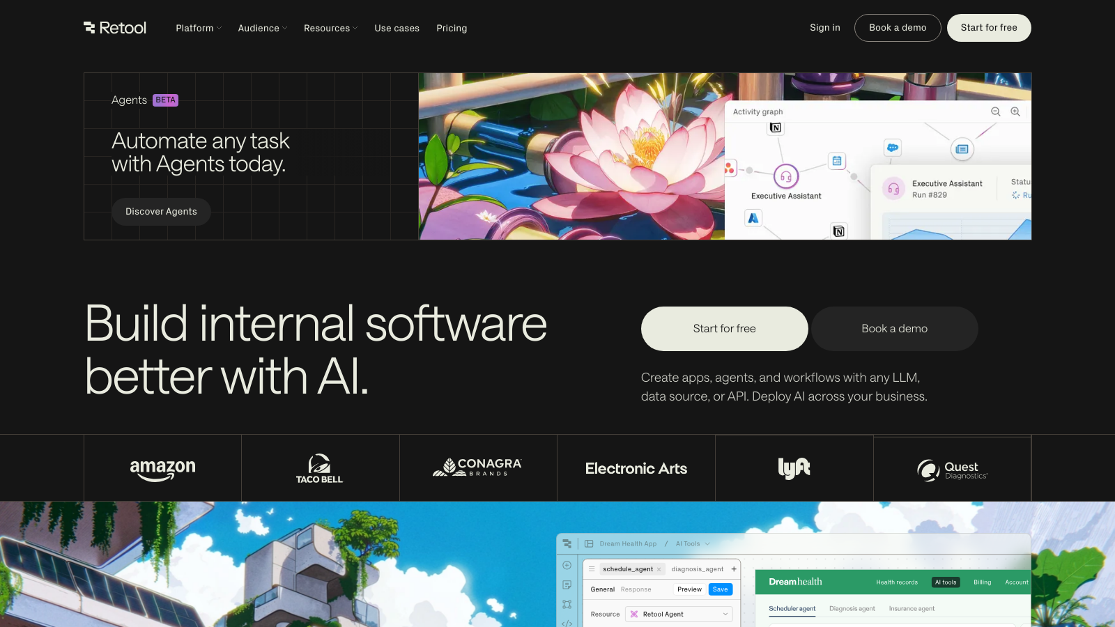 Retool Screenshot - Interface Voorbeeld