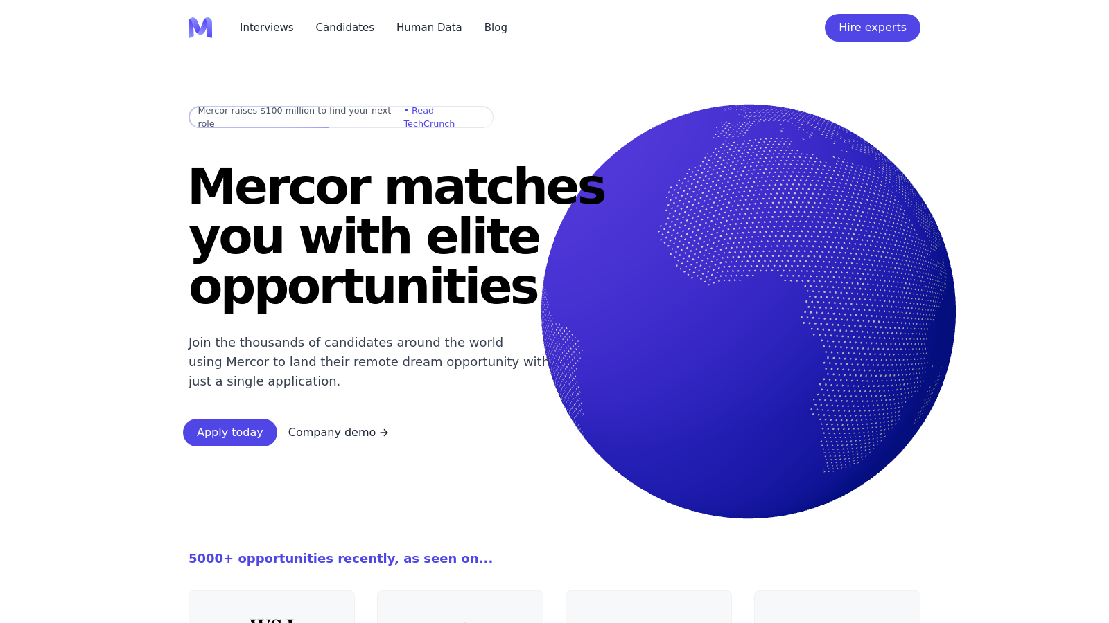 Mercor Screenshot - Interface Preview