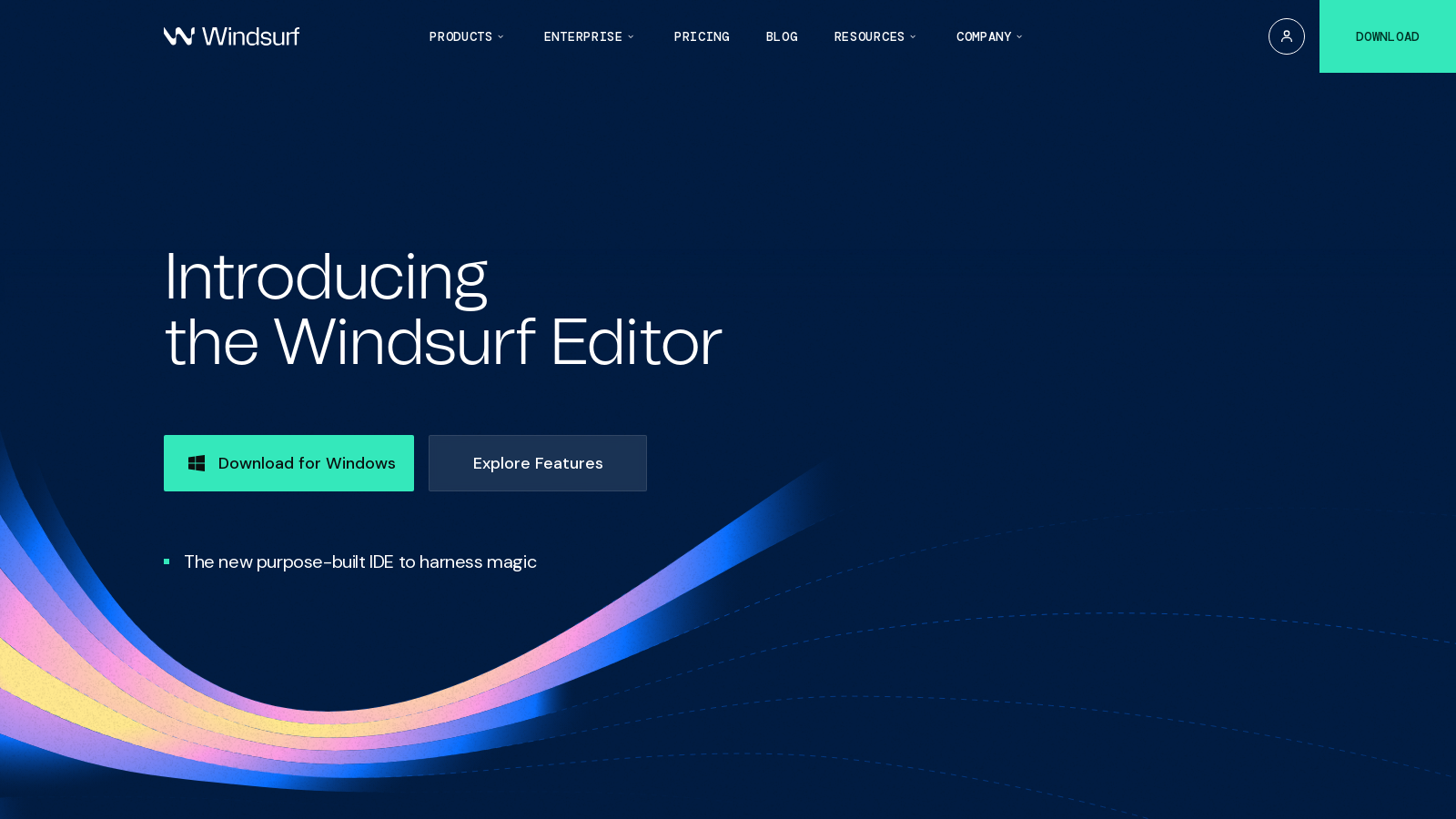 Windsurf Screenshot - Anteprima dell'interfaccia