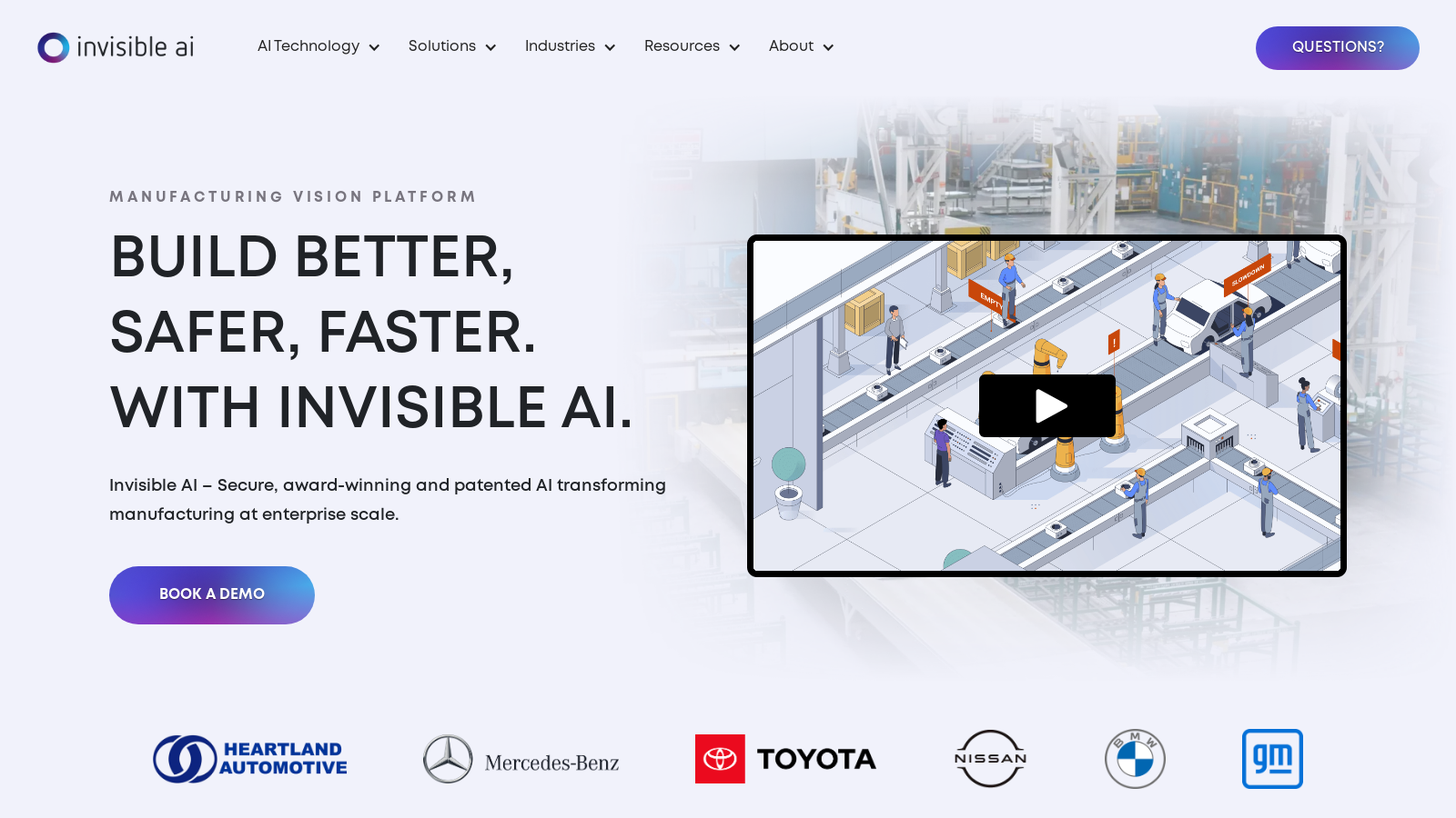 Invisible AI - Visual Intelligence for Manufacturing