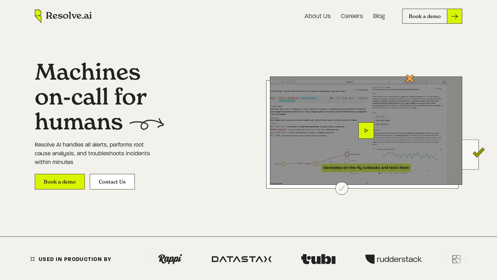 Resolve AI Снимка - Преглед на интерфейса