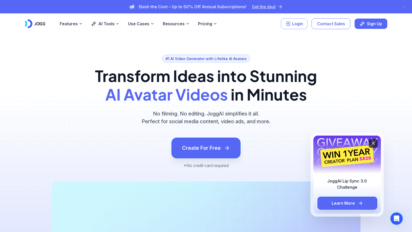 JoggAI Screenshot - Interface Preview