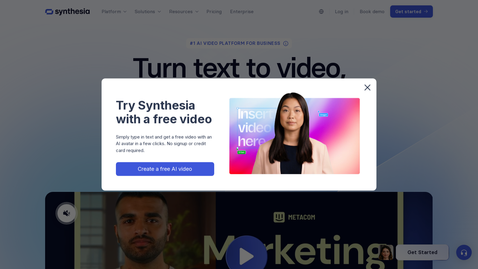 Synthesia 截图 - 界面预览
