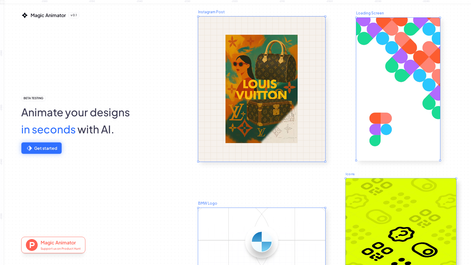Magic Animator Screenshot - Interface Voorbeeld