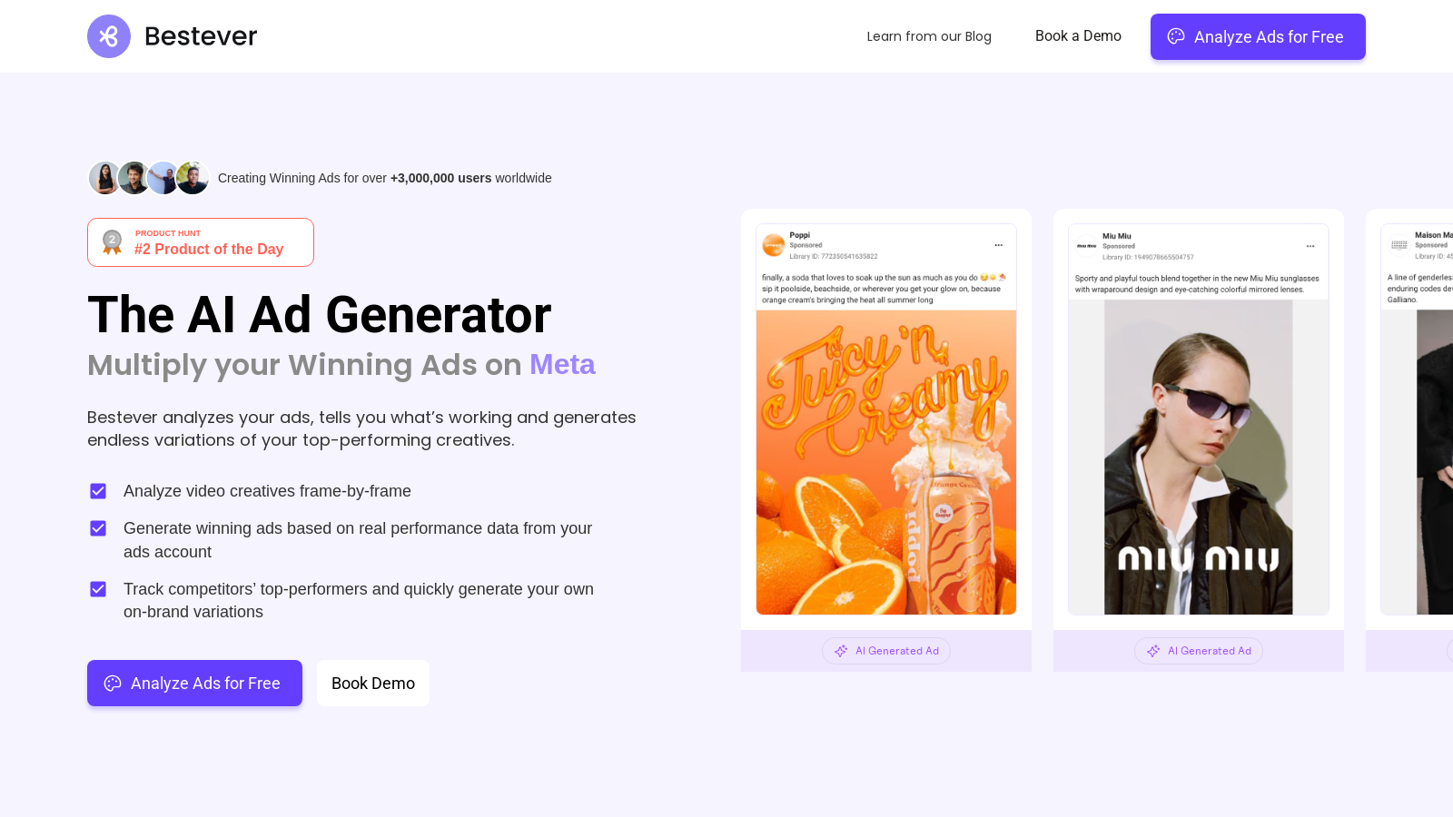 Capture d'écran de Bestever - Aperçu de l'interface