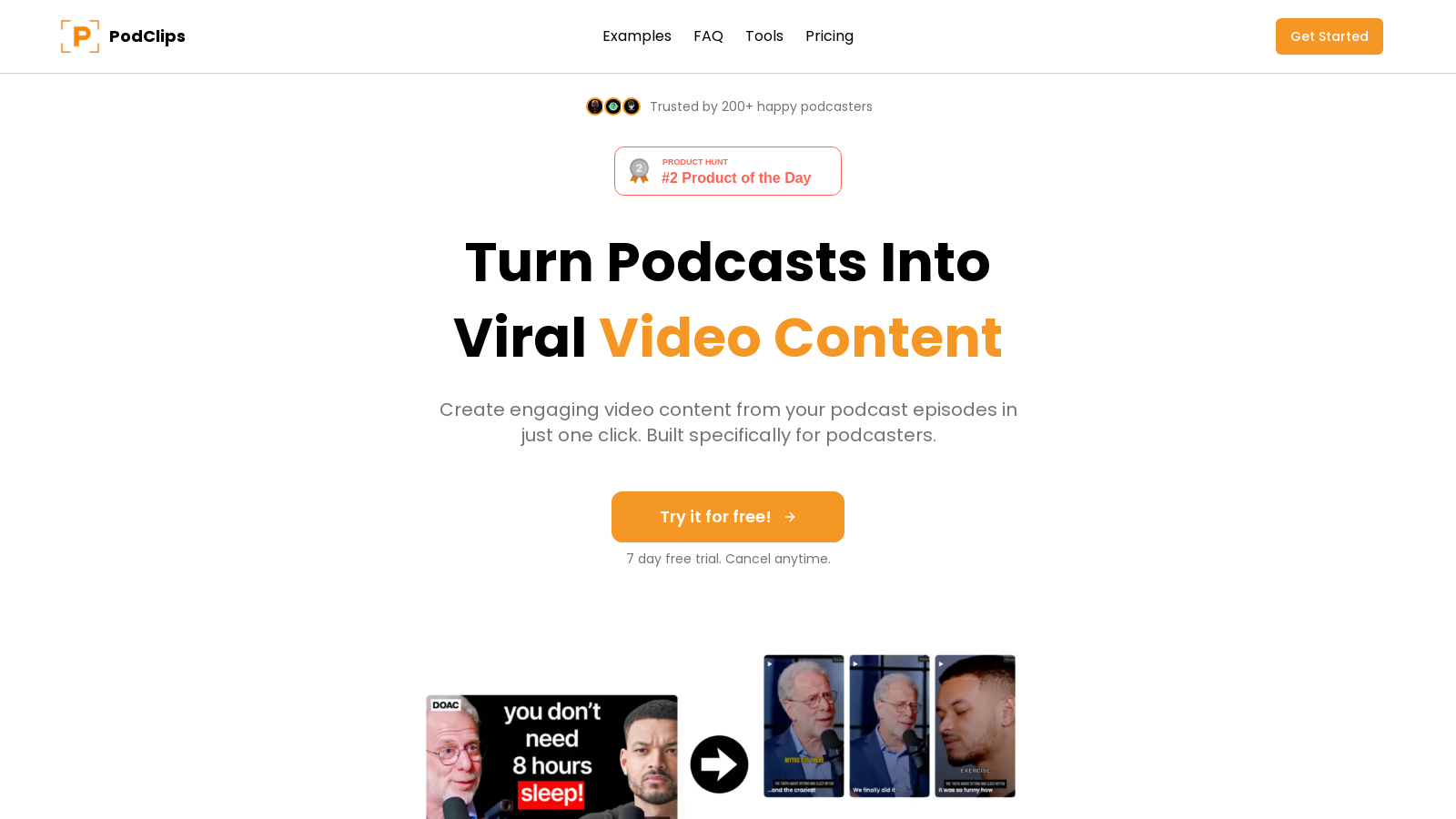 PodClips Screenshot - Interface Preview