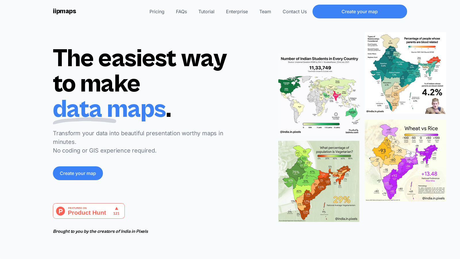 iipmaps Screenshot - Interface Voorbeeld