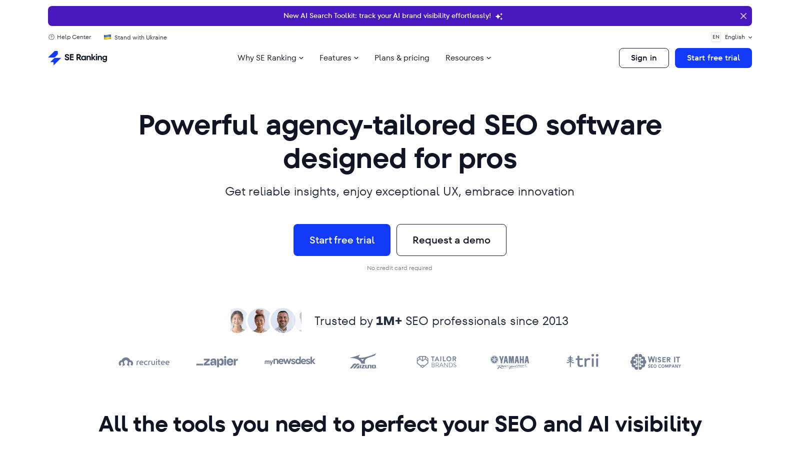 Best SEO Tool for Professionals | SE Ranking
