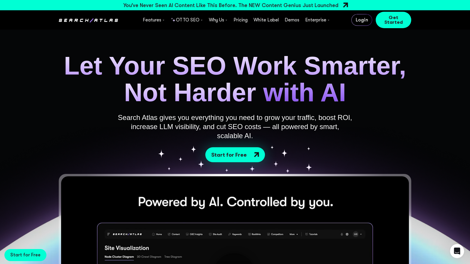 Search Atlas Screenshot - Anteprima dell'interfaccia