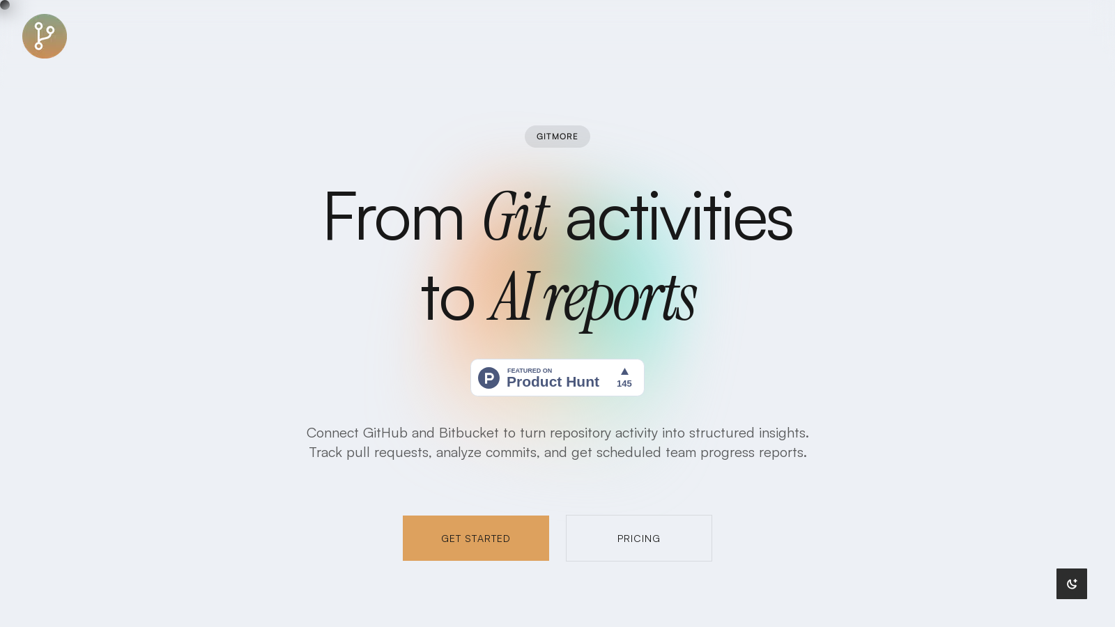 Gitmore Screenshot - Anteprima dell'interfaccia