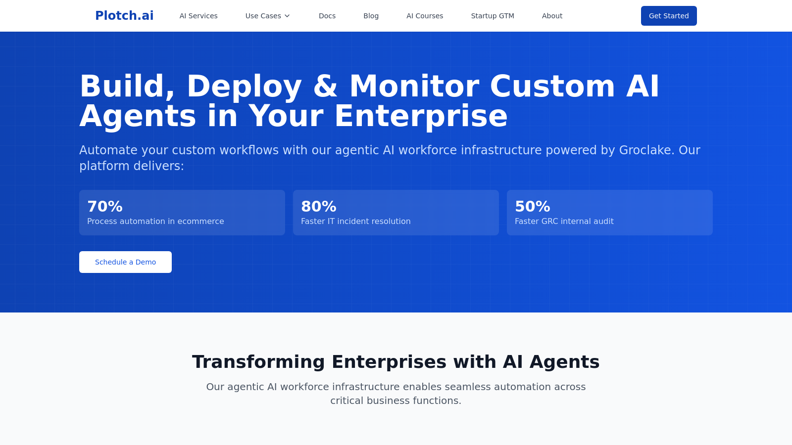 Plotch.ai スクリーンショット - インターフェースプレビュー