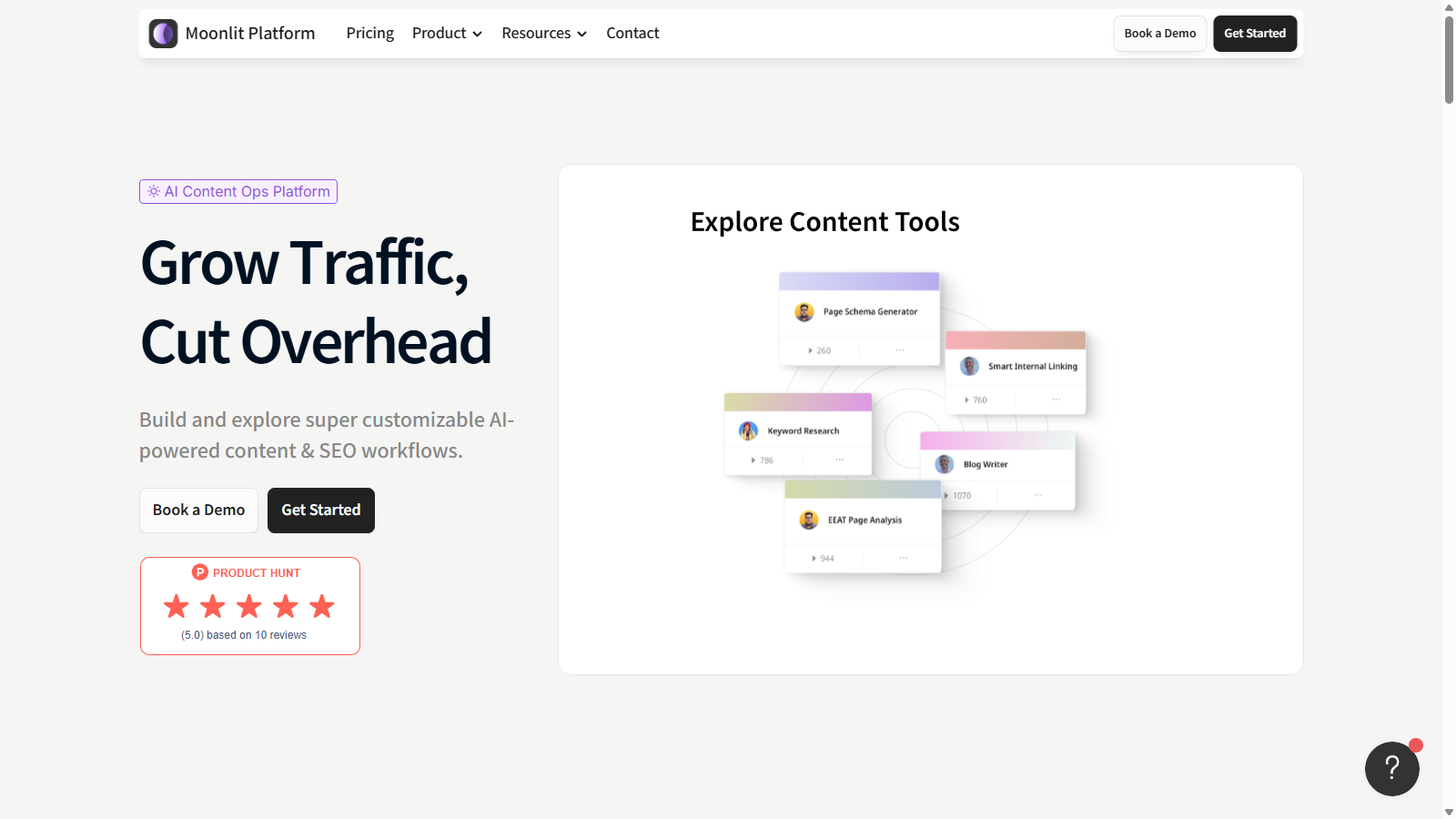 Moonlit Platform Screenshot - Interface Preview
