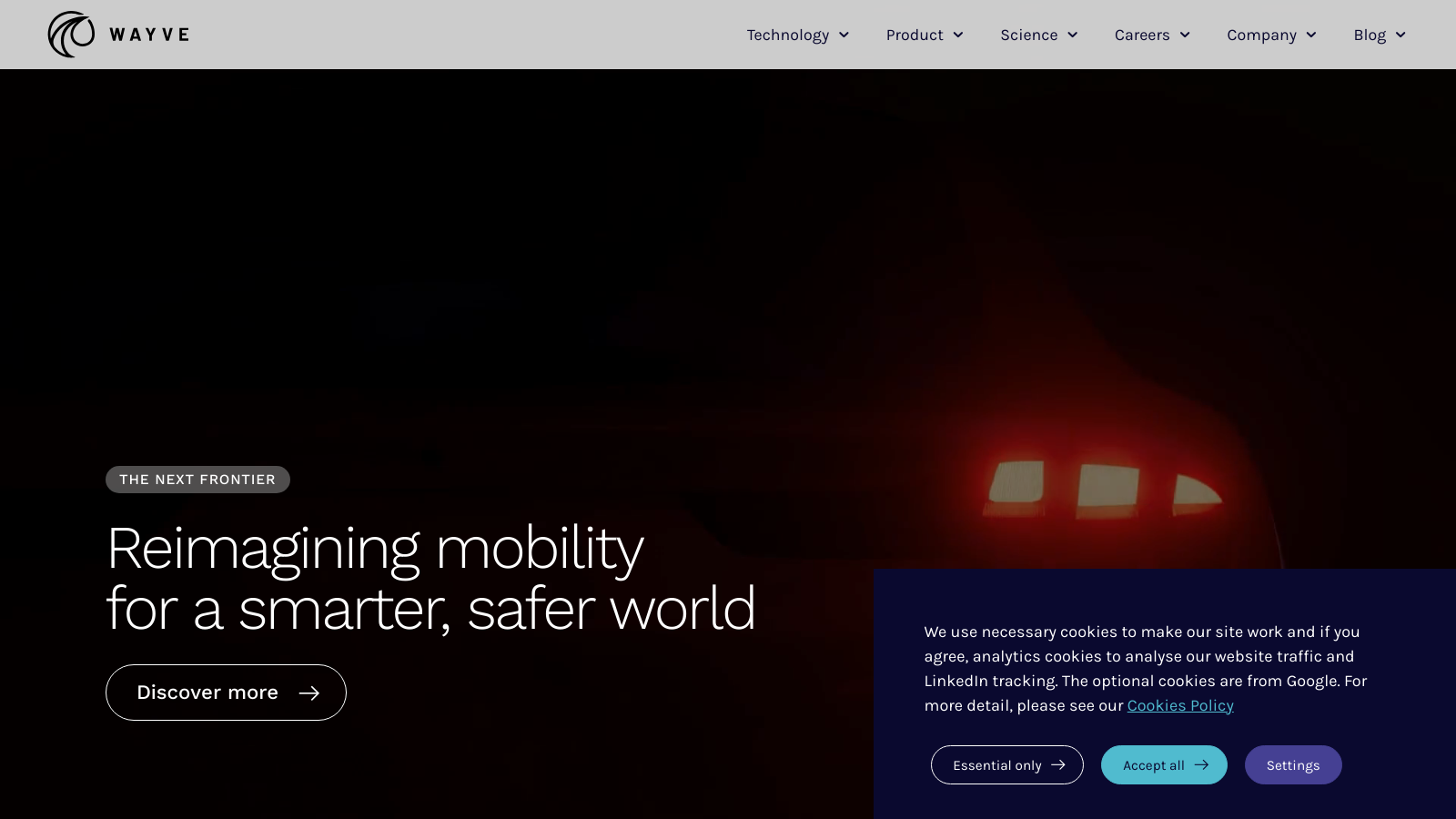 Wayve Screenshot - Interface Voorbeeld