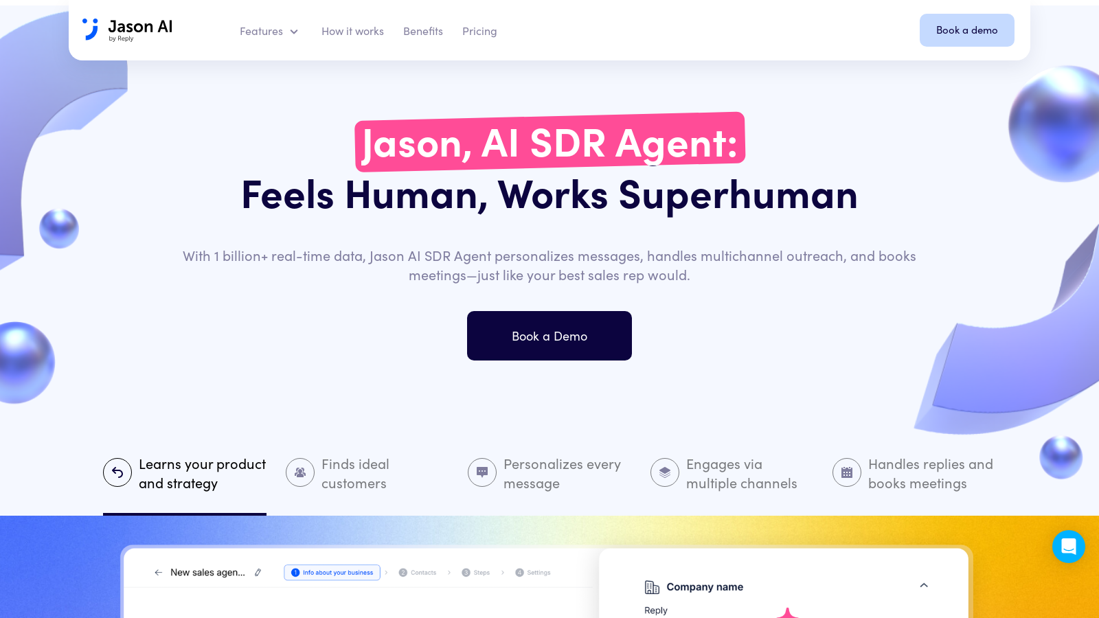 Jason AI Screenshot - Schnittstellenvorschau