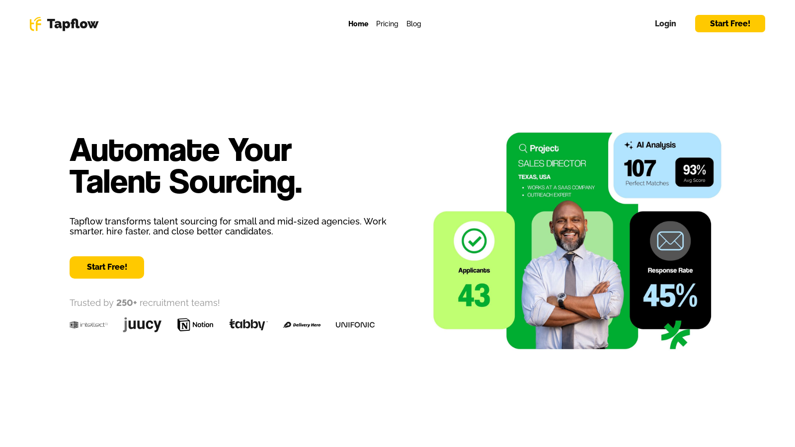 Tapflow Screenshot - Anteprima dell'interfaccia