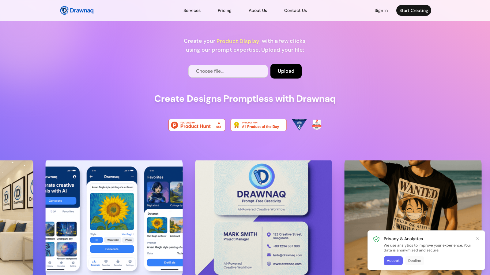 Drawnaq Screenshot - Interface Voorbeeld
