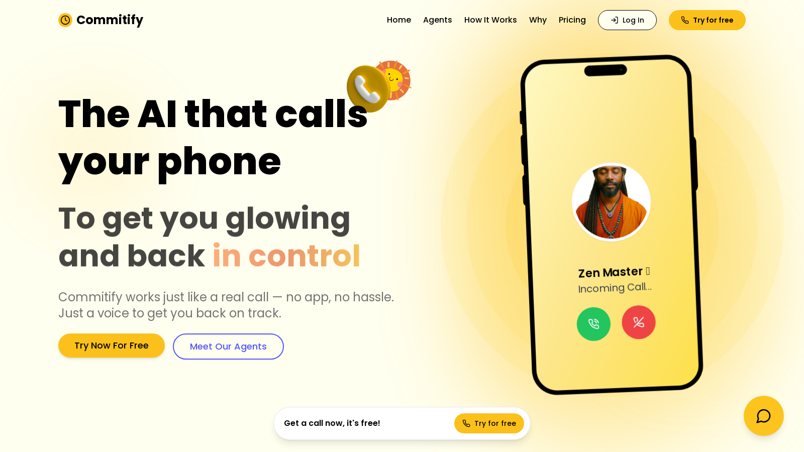 Commitify Снимка - Преглед на интерфейса