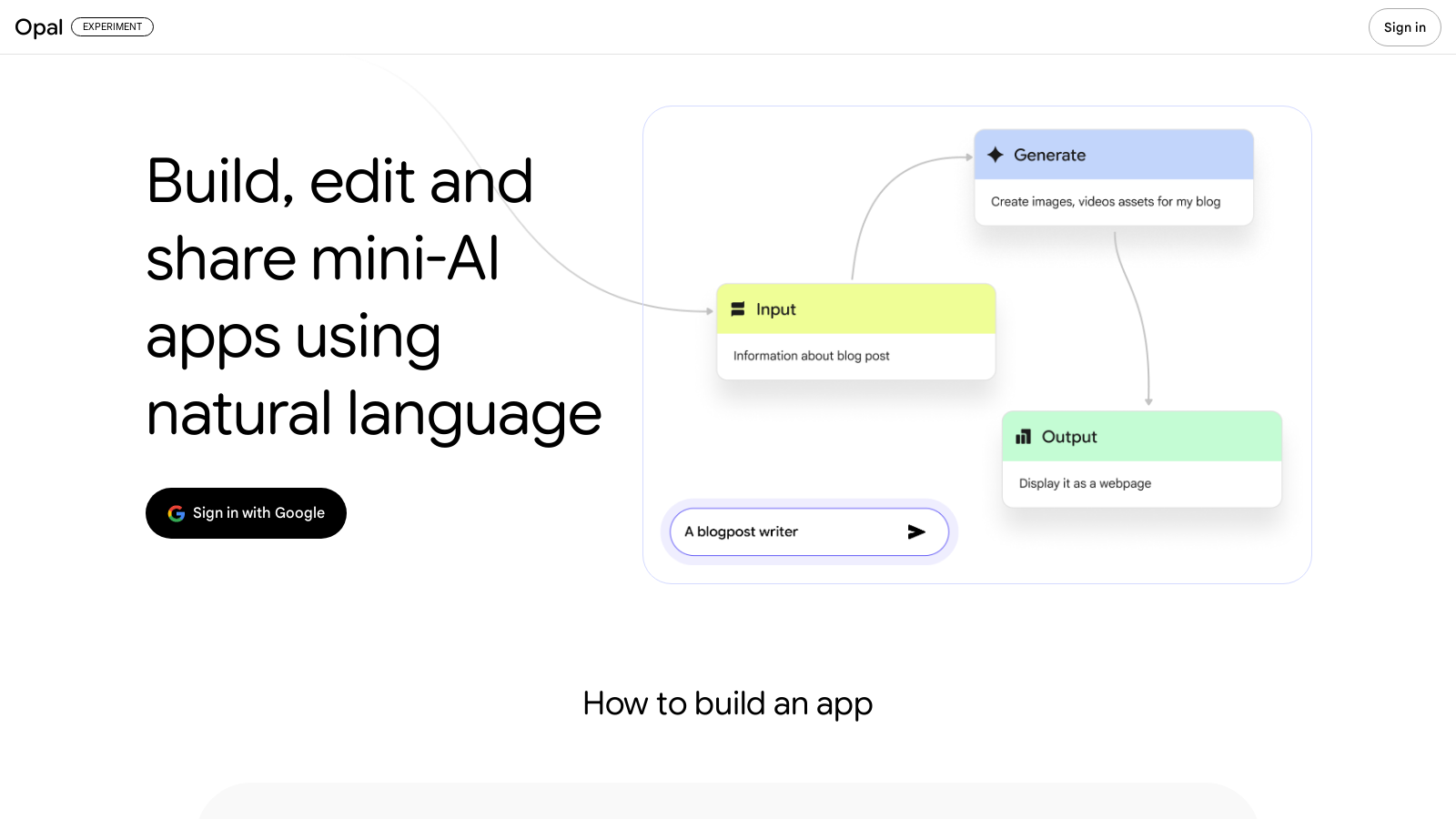 Opal Screenshot - Anteprima dell'interfaccia