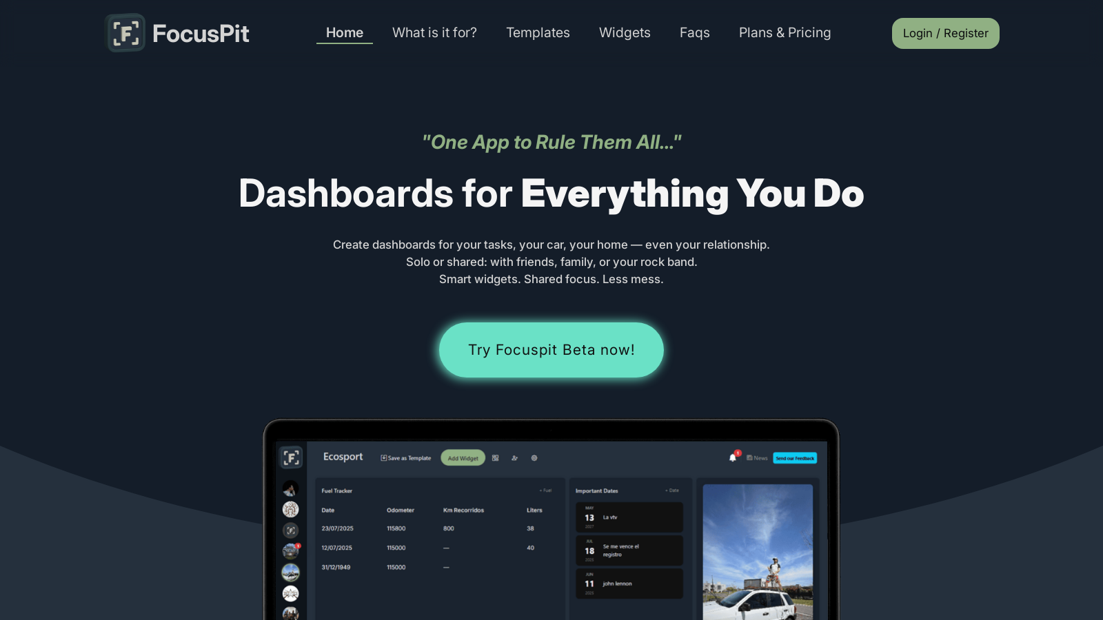 FocusPit Screenshot - Interface Preview