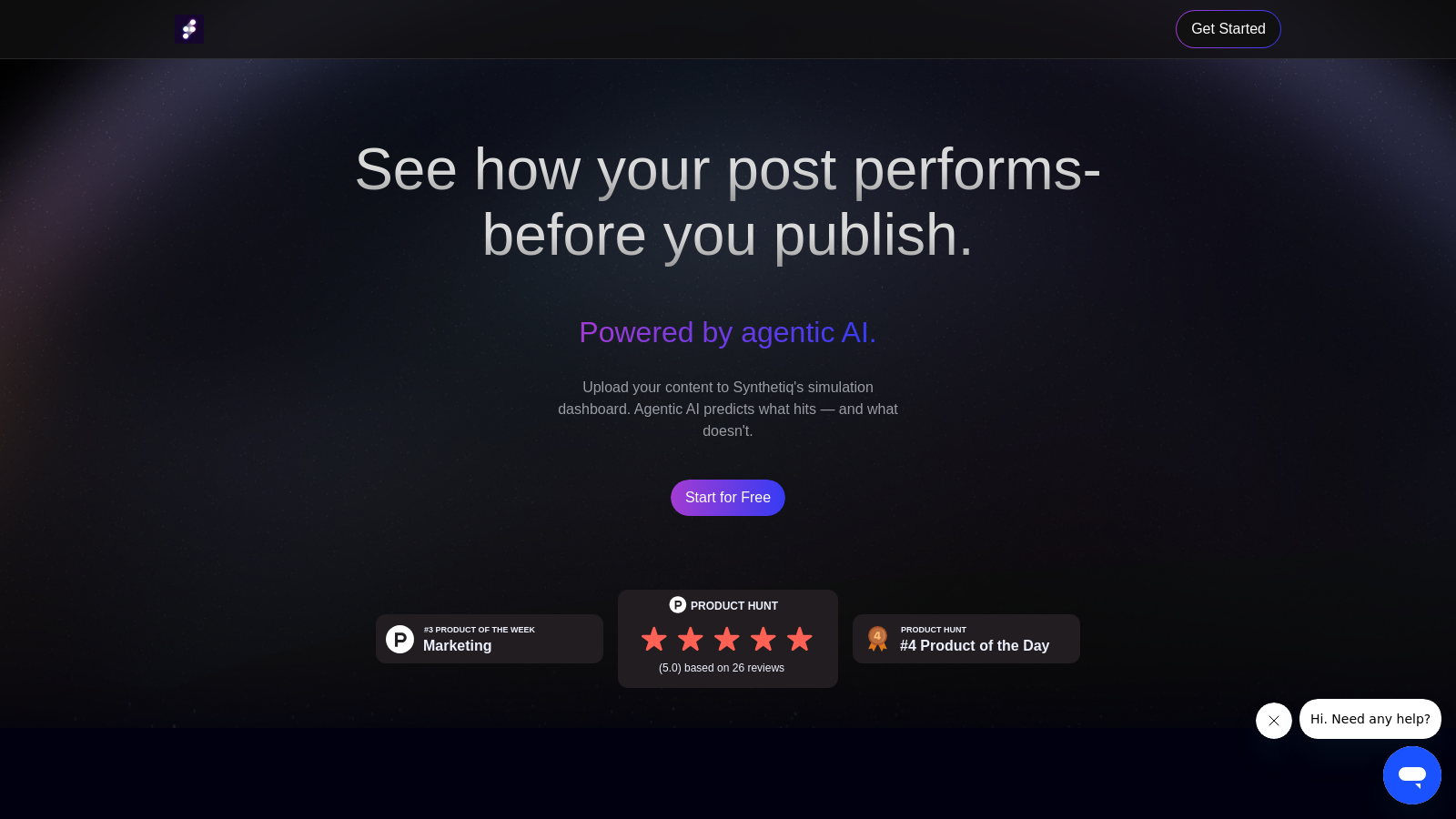Synthetiq Screenshot - Anteprima dell'interfaccia