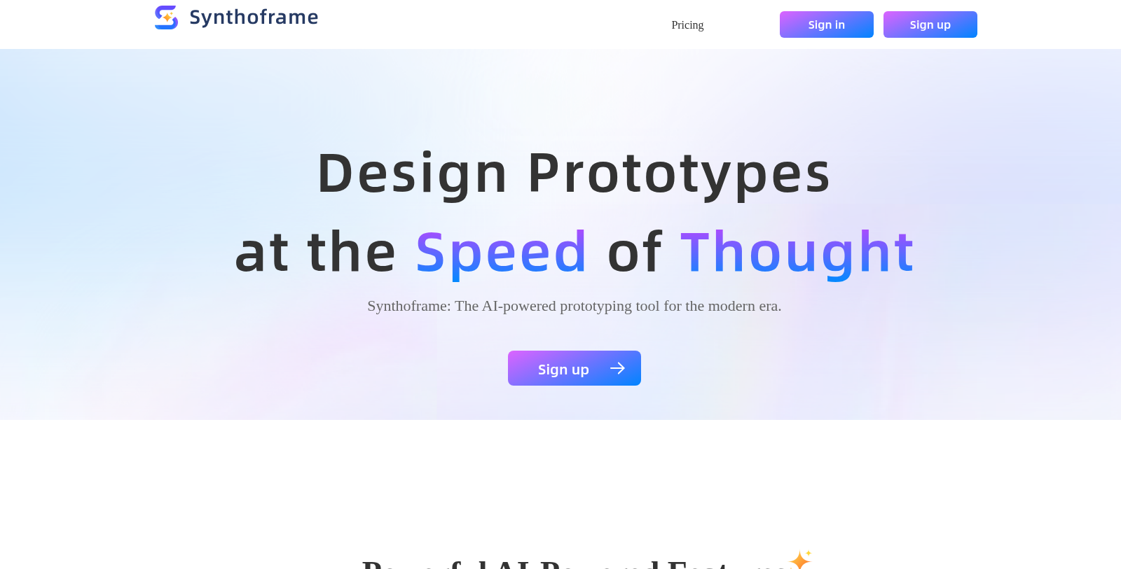 Synthoframe Screenshot - Interface Preview