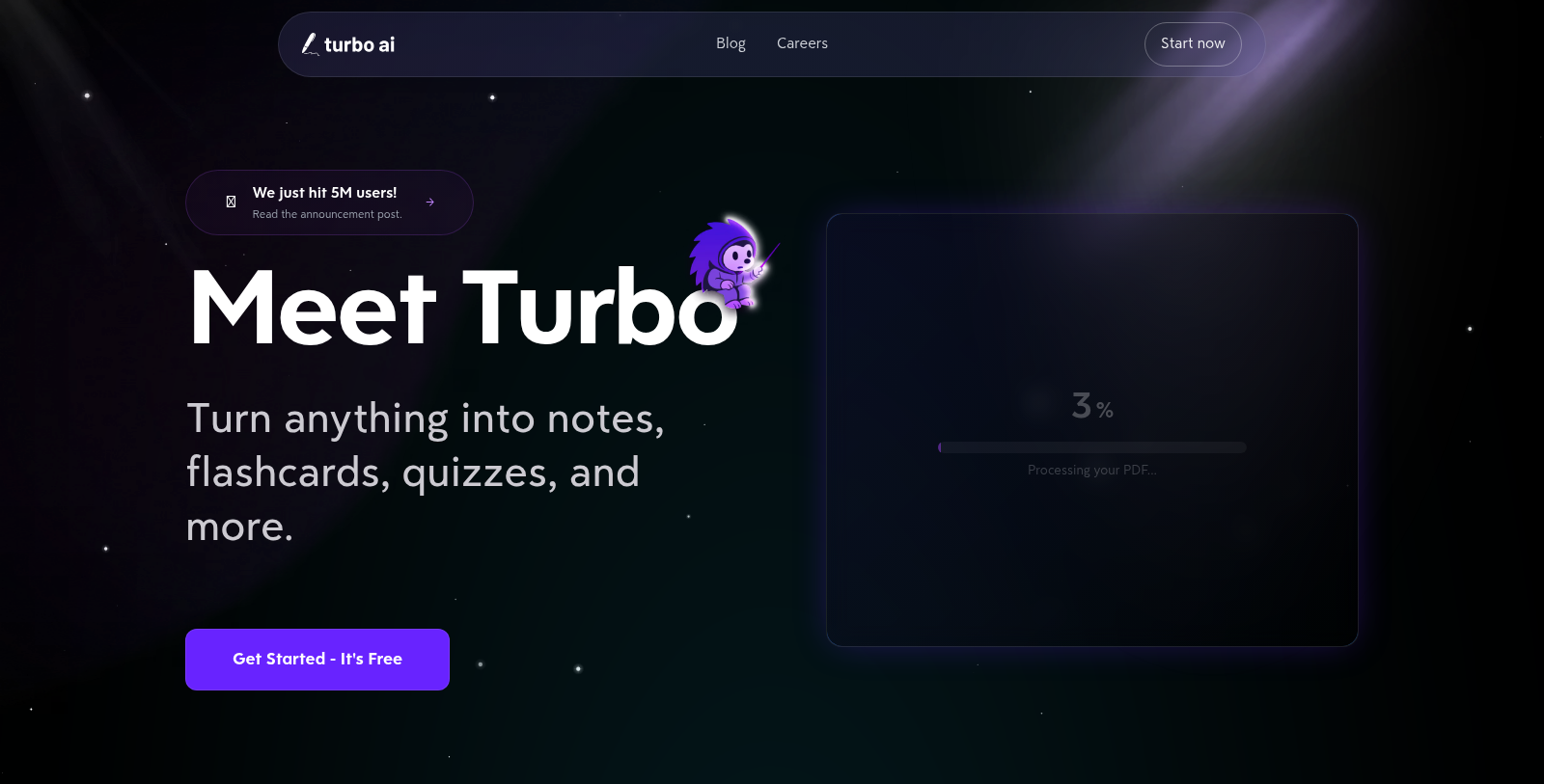 Turbo AI Screenshot - Anteprima dell'interfaccia