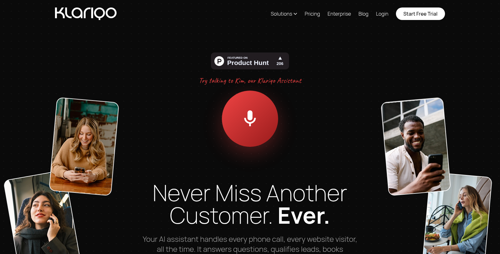 Klariqo Screenshot - Anteprima dell'interfaccia