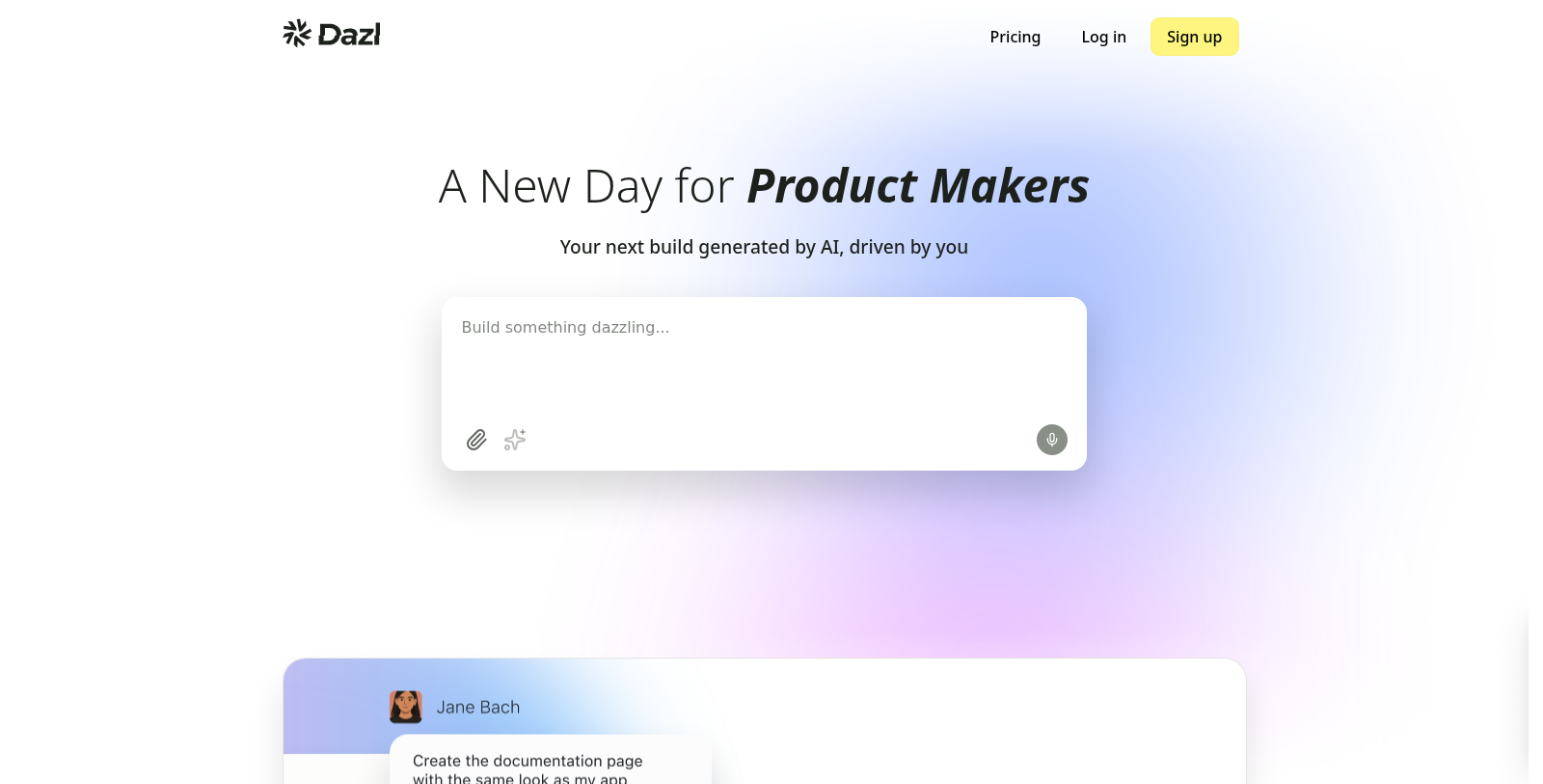 Dazl Screenshot - Interface Preview