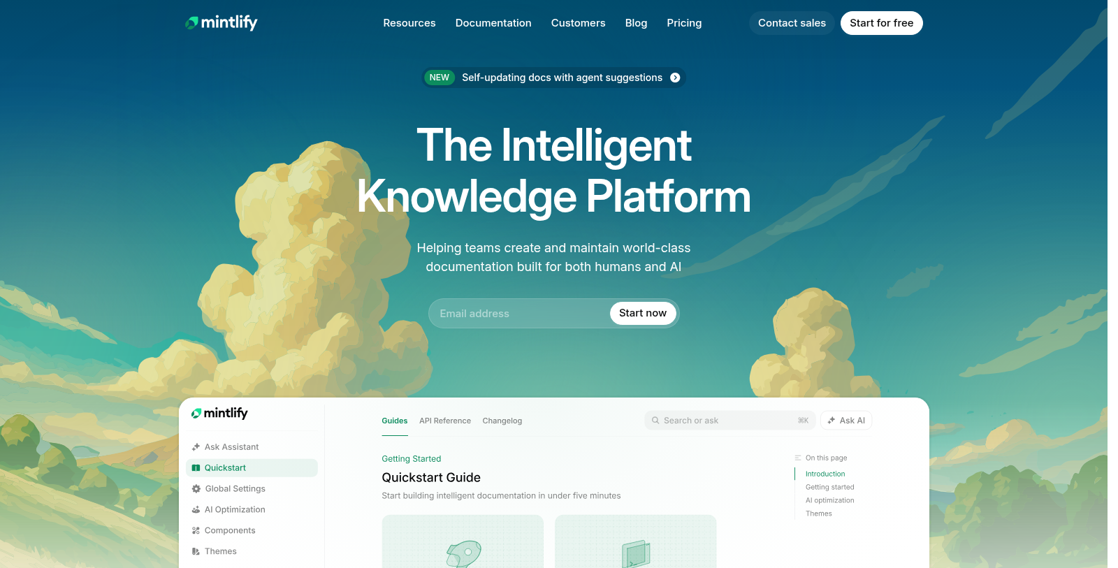 Mintlify Screenshot - Interface Preview