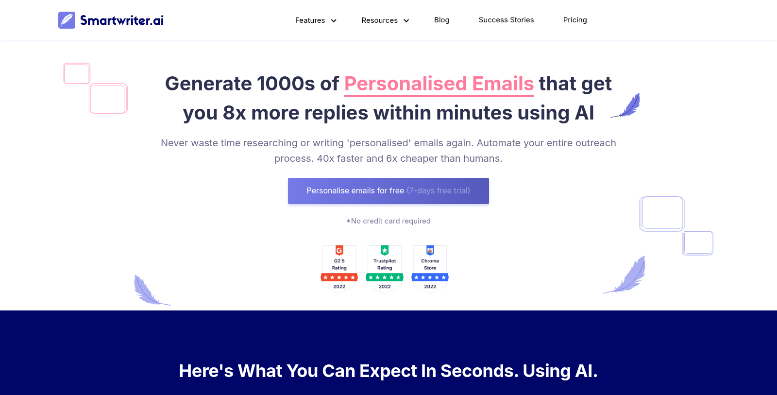 Captura de pantalla de SmartWriter - Vista previa de la interfaz