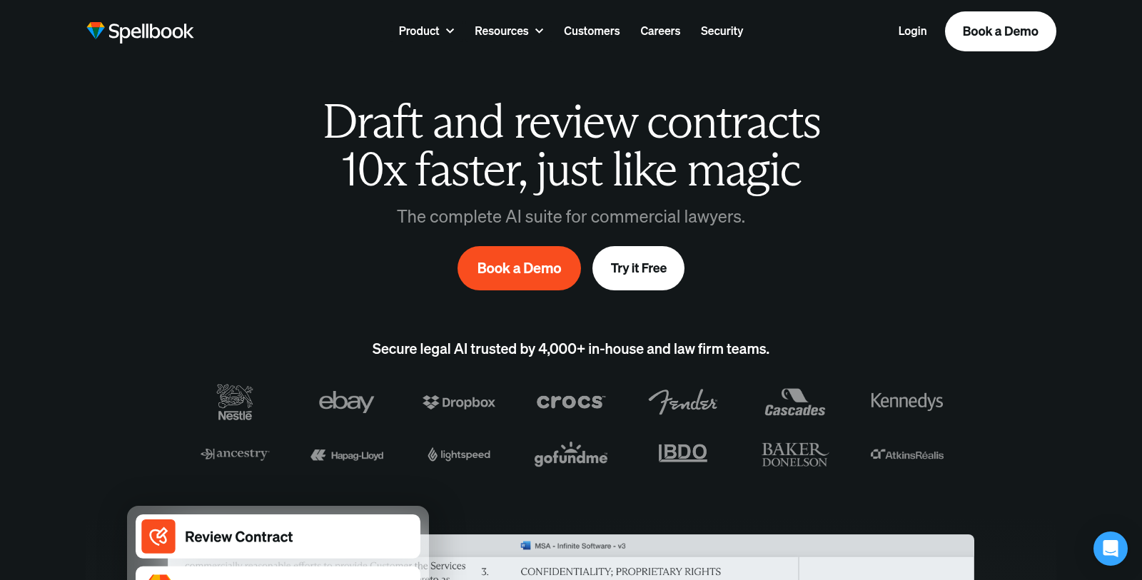 Spellbook Screenshot - Anteprima dell'interfaccia
