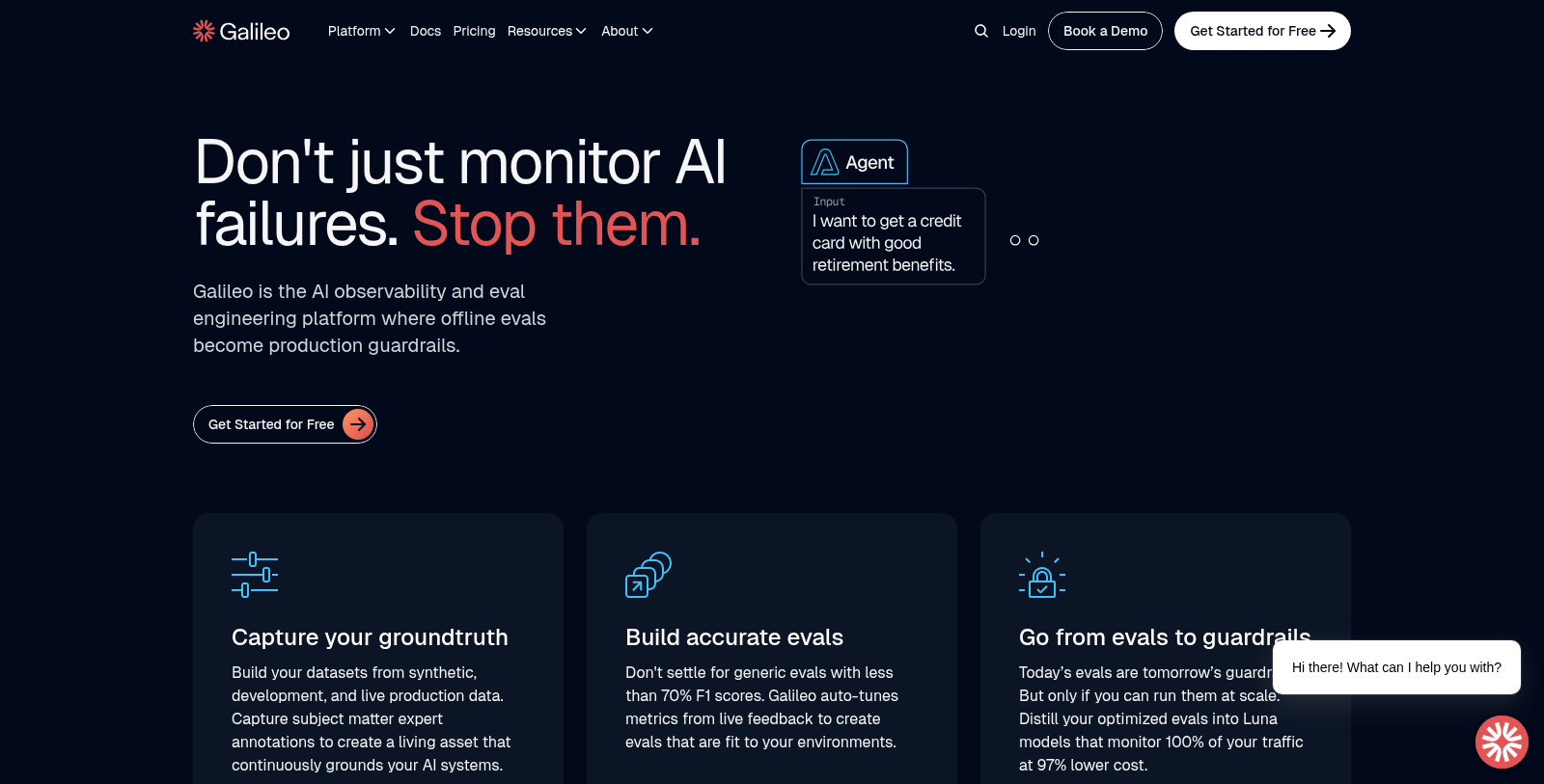 Galileo スクリーンショット - インターフェースプレビュー