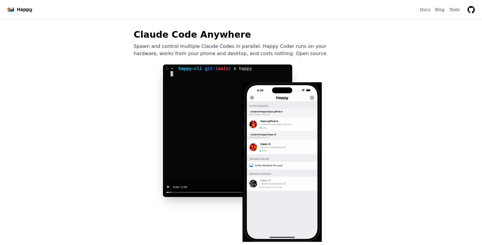 Happy Coder Screenshot - Interface Preview