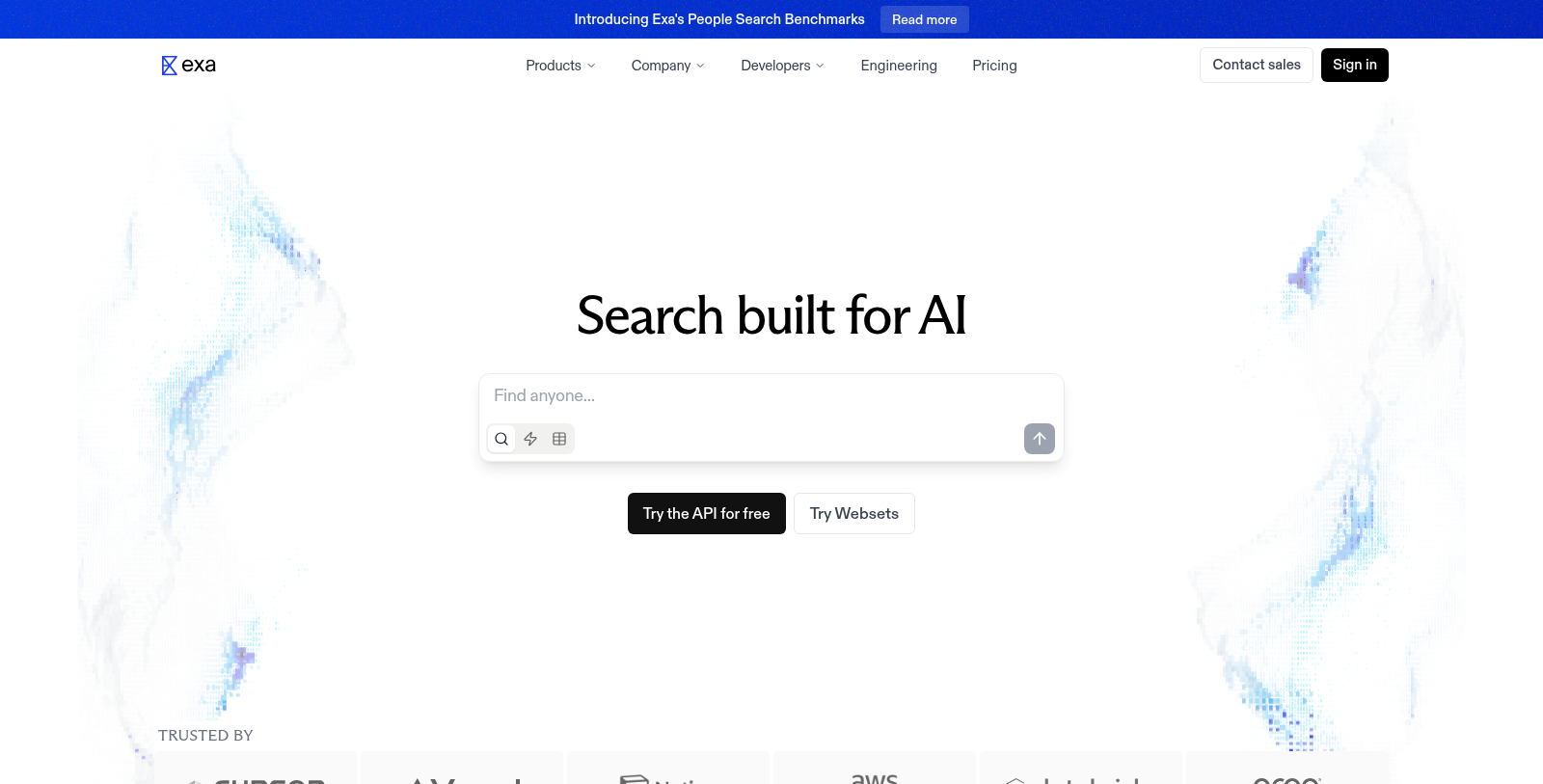 Exa Screenshot - Interface Preview