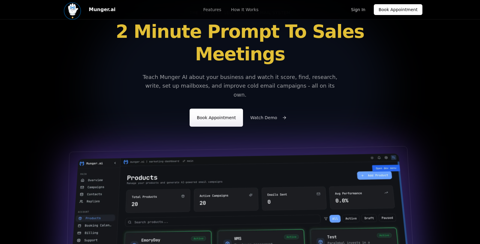 Munger Screenshot - Interface Preview