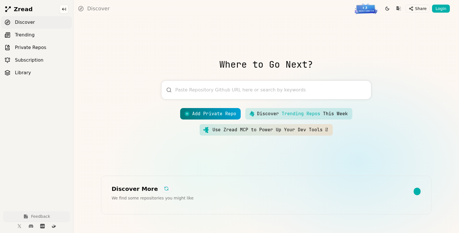 Zread Screenshot - Interface Preview