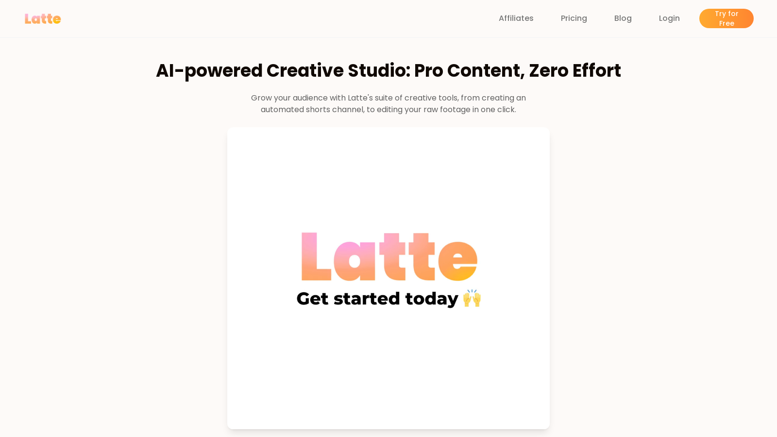 Captura de pantalla de Latte Social - Vista previa de la interfaz