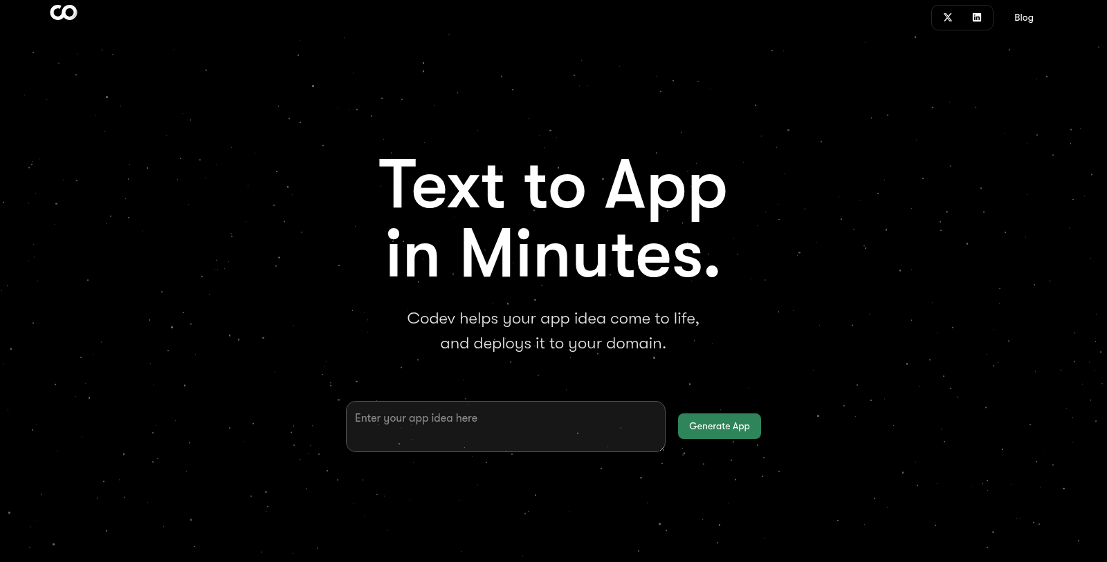 Codev Screenshot - Interface Preview